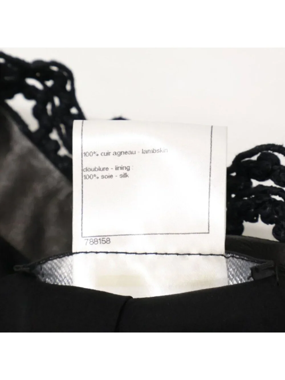 Chanel Lambskin Collarless Jacket 38